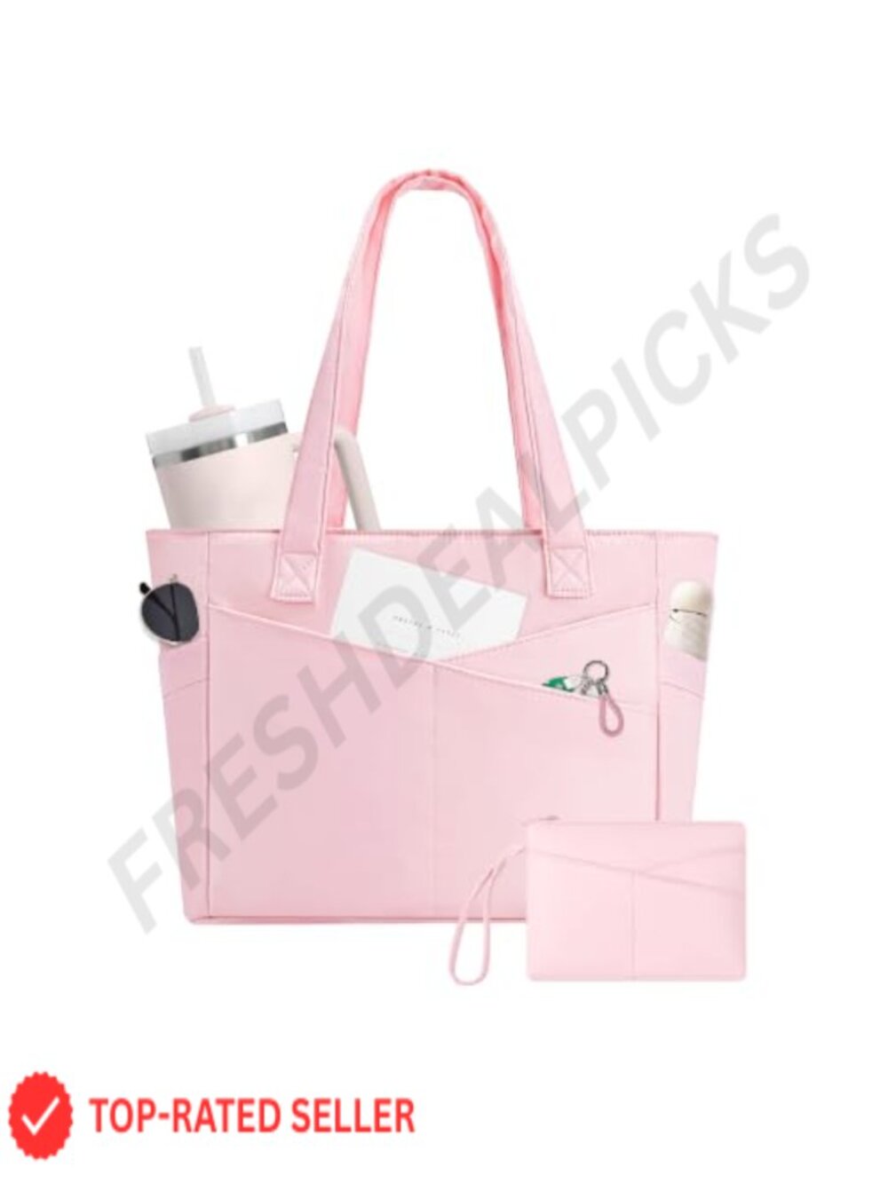 Nylon Work Tote Bag Women Laptop Tote 15.6 Inch Travel Office Nurse Bag